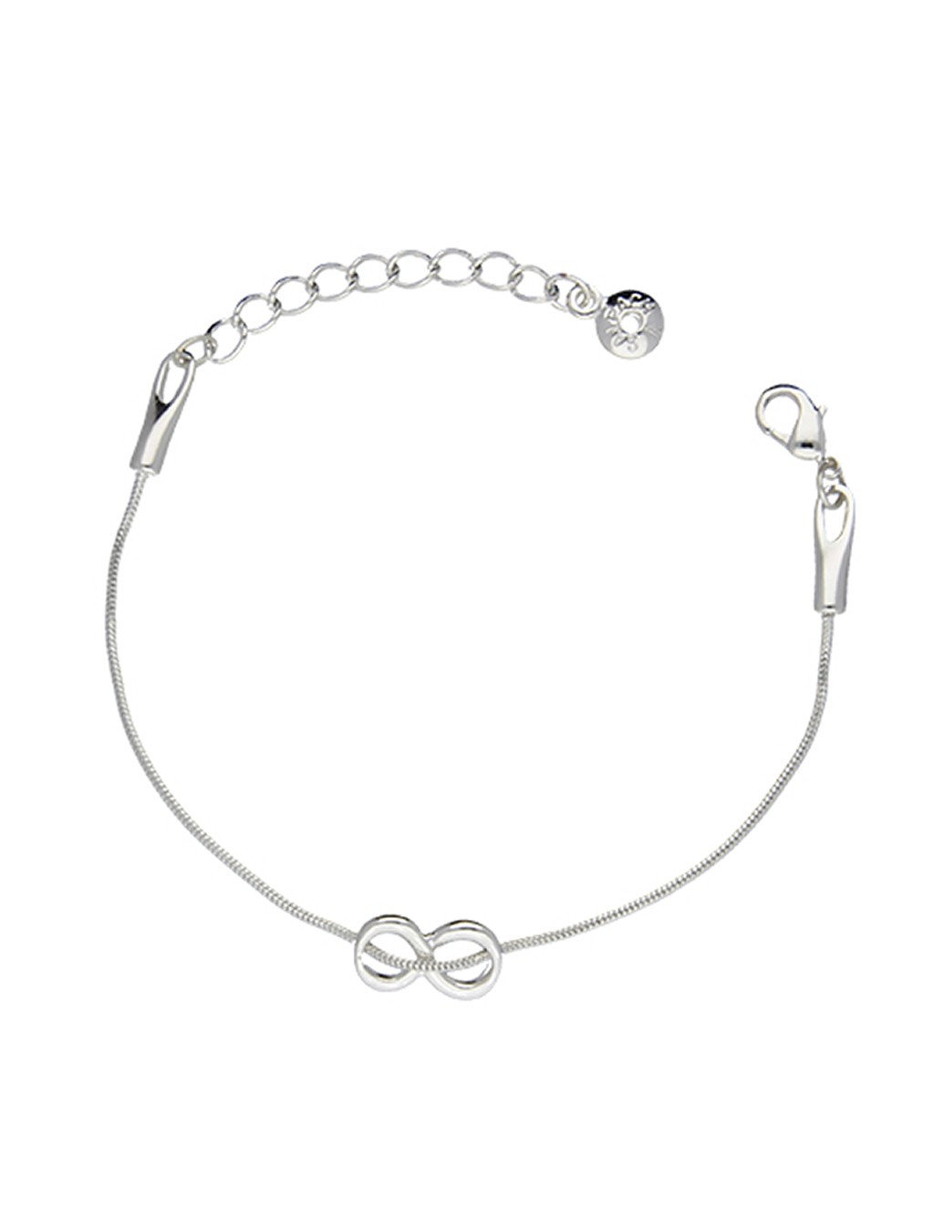 BRANSOLETKA INFINITY posrebrzana