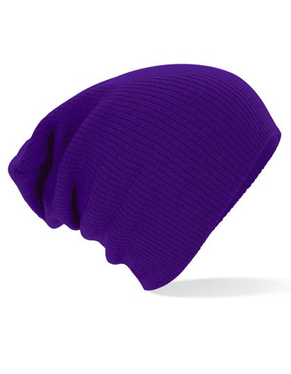 CZAPKA SLOUCH BEANIE fioletowa