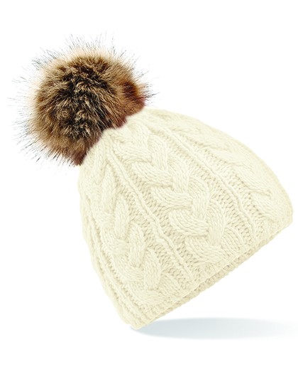 CZAPKA CABLE BEANIE ecru