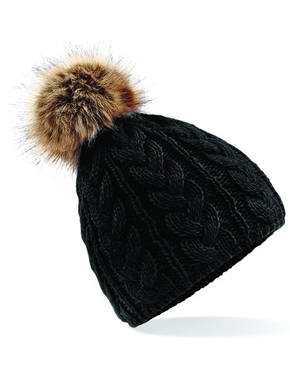 CZAPKA CABLE BEANIE czarna