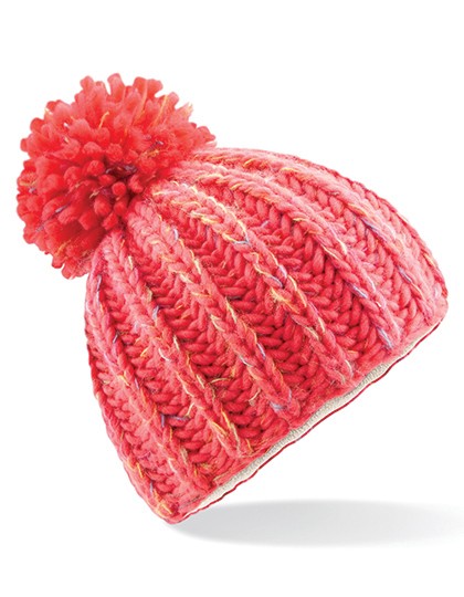 CZAPKA AURORA BEANIE koralowa