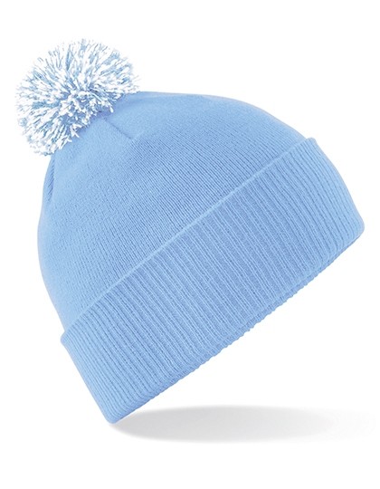 Czapka zimowa z ozdobnym pomponem SNOWSTAR® BEANIE błękitna