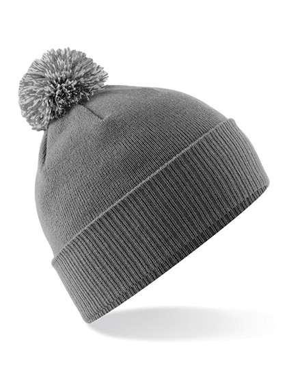 Czapka zimowa z ozdobnym pomponem SNOWSTAR® BEANIE grafitowa