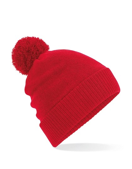 Ocieplana zimowa czapka z pomponem THERMAL SNOWSTAR® BEANIE czerwona