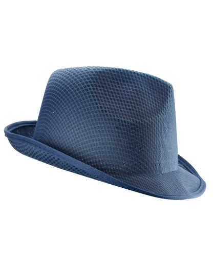 KAPELUSZ TRILBY granatowy