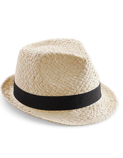KAPELUSZ FESTIVAL TRILBY - słomkowy