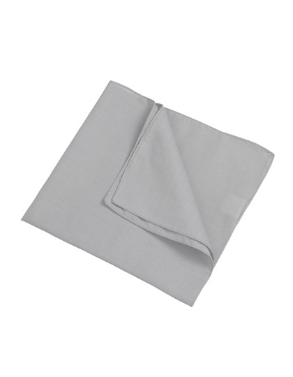BANDANA CHUSTA KWADRATOWA JEDNOBARWNA - Popielata
