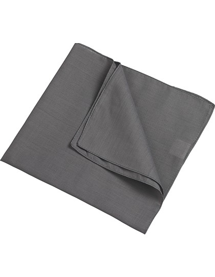 BANDANA CHUSTA KWADRATOWA JEDNOBARWNA - Szara