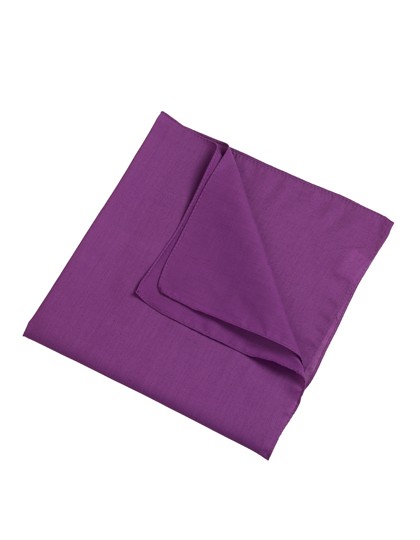 BANDANA CHUSTA KWADRATOWA JEDNOBARWNA - Fioletowa