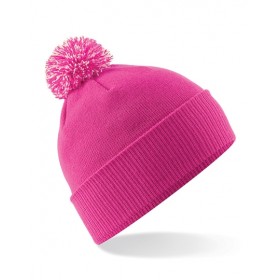 Czapka zimowa z ozdobnym pomponem SNOWSTAR® BEANIE fuksja