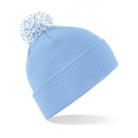 Czapka zimowa z ozdobnym pomponem SNOWSTAR® BEANIE błękitna