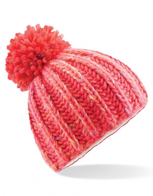 CZAPKA AURORA BEANIE koralowa