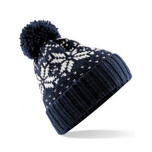 CZAPKA FAIR ISLE granatowa