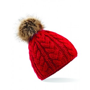 CZAPKA CABLE BEANIE czerwona