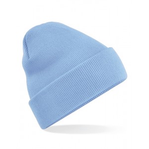 Modna czapka CUFFED BEANIE błękitna