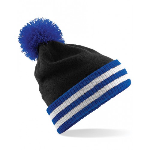 CZAPKA ZIMOWA VARSITY - Czarno-niebieska