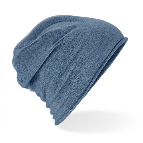 CZAPKA JERSEY BEANIE - Jeansowa