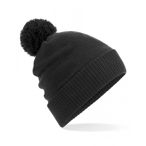 Ocieplana zimowa czapka z pomponem THERMAL SNOWSTAR® BEANIE grafitowa