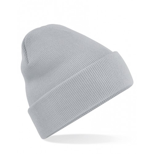 Modna czapka jesienna CUFFED BEANIE szara