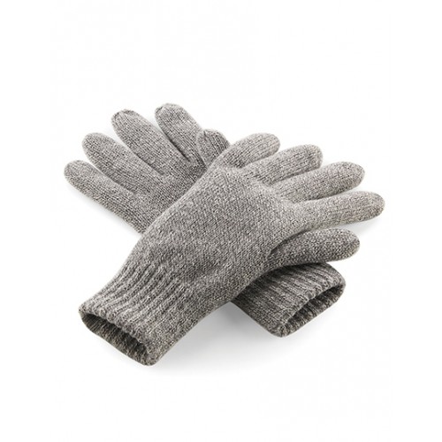 Ocieplane rękawiczki zimowe CLASSIC THINSULATE™ szare melanż